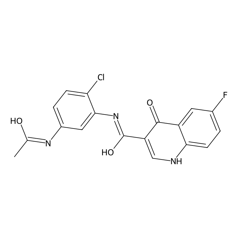 N-[5-(acetylamino)-2-chlorophenyl]-6-fluoro-4-hydr...