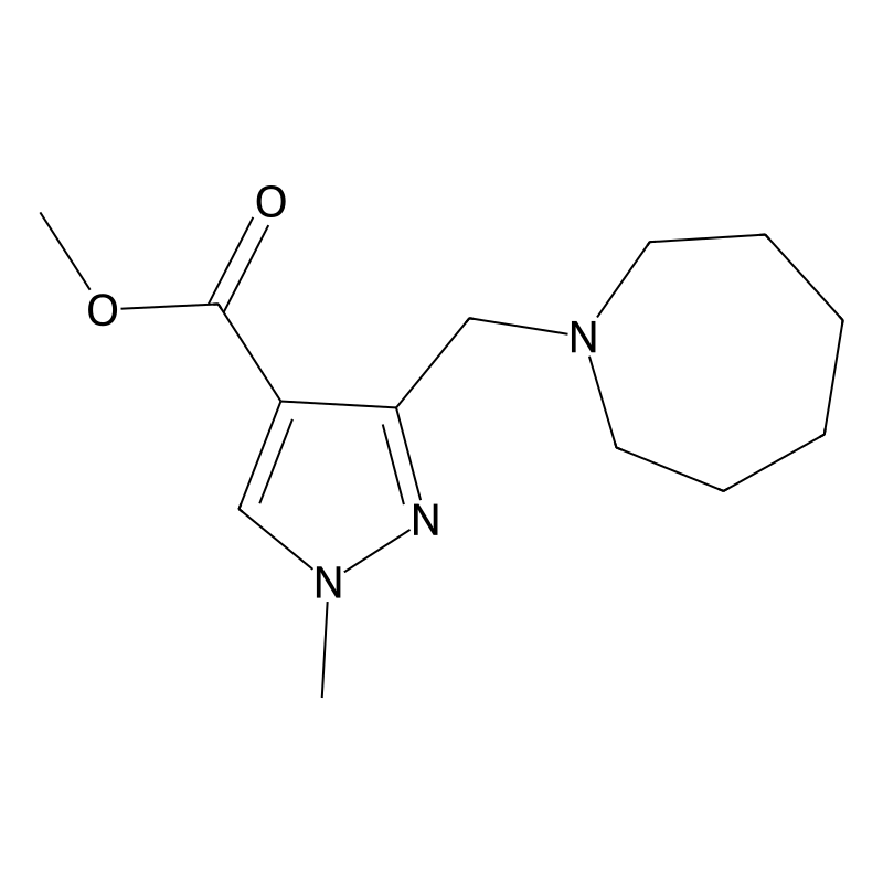 Methyl 3-(azepan-1-ylmethyl)-1-methylpyrazole-4-ca...