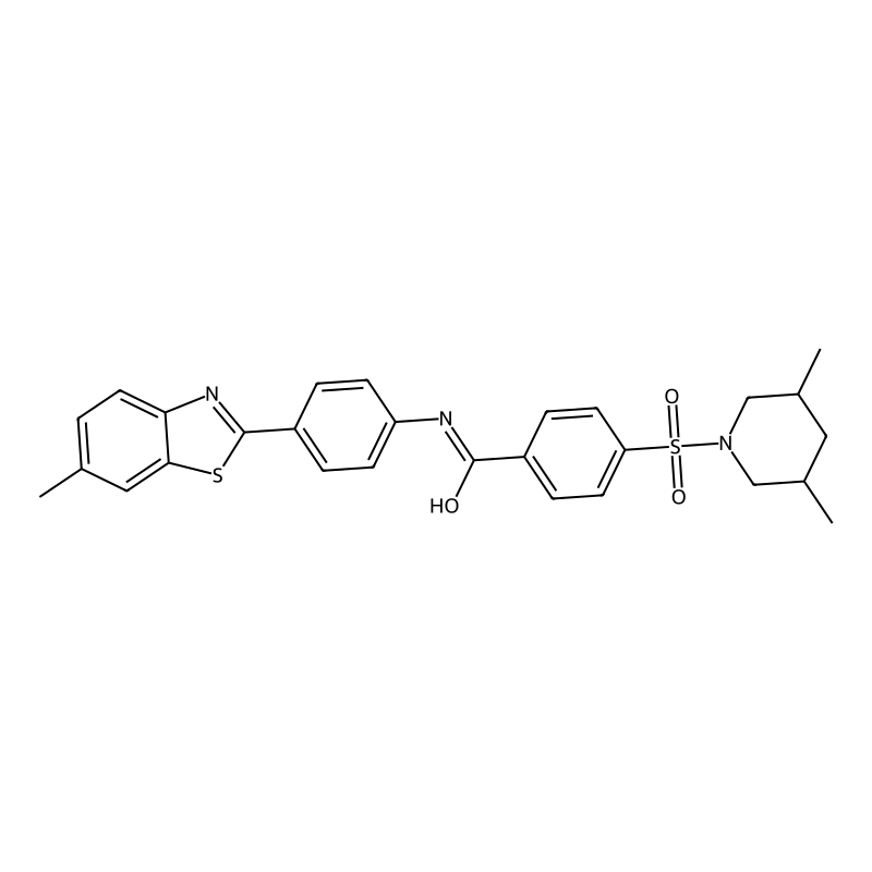 Buy 4 3 5 Dimethylpiperidin 1 Yl Sulfonyl N 4 6 Methylbenzo D Thiazol 2 Yl Phenyl Benzamide