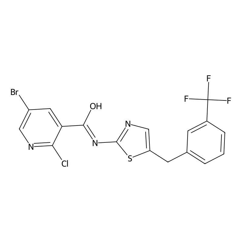 Buy 5 Bromo 2 Chloro N 5 3 Trifluoromethylphenyl Methyl 13 Thiazol 2 Ylpyridine 3 