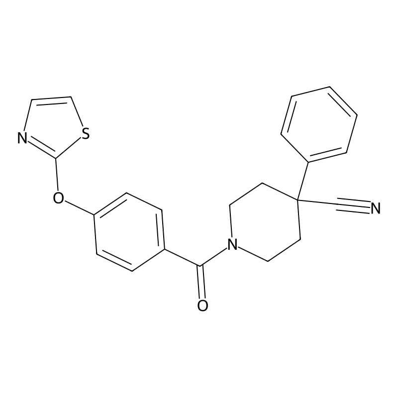 4-Phenyl-1-(4-(thiazol-2-yloxy)benzoyl)piperidine-...