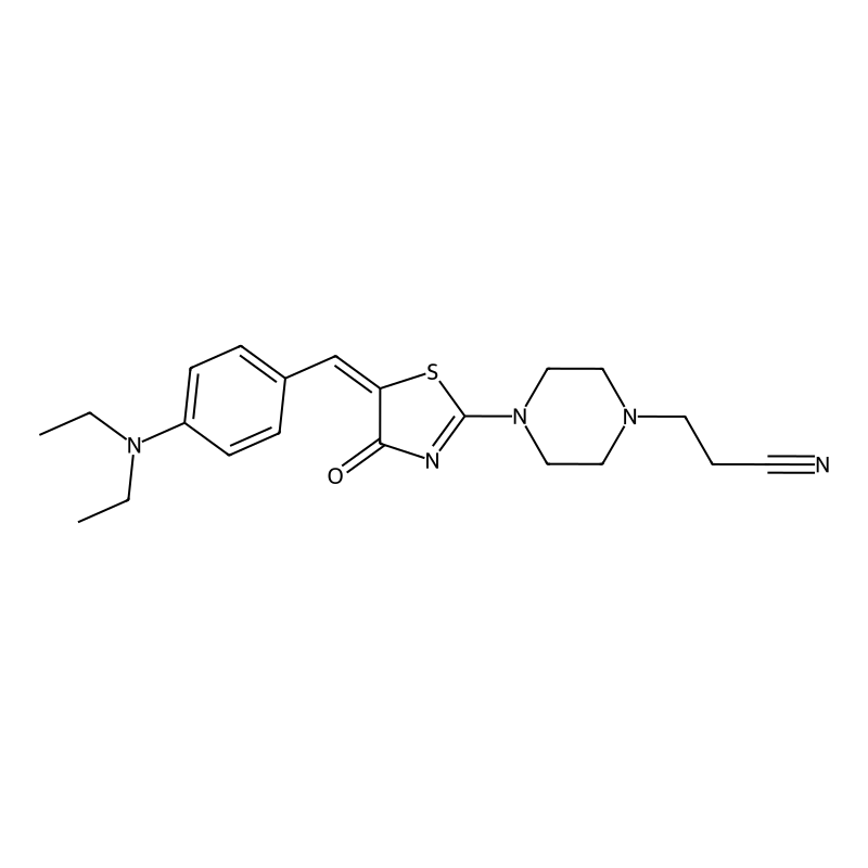 (E)-3-(4-(5-(4-(diethylamino)benzylidene)-4-oxo-4,...