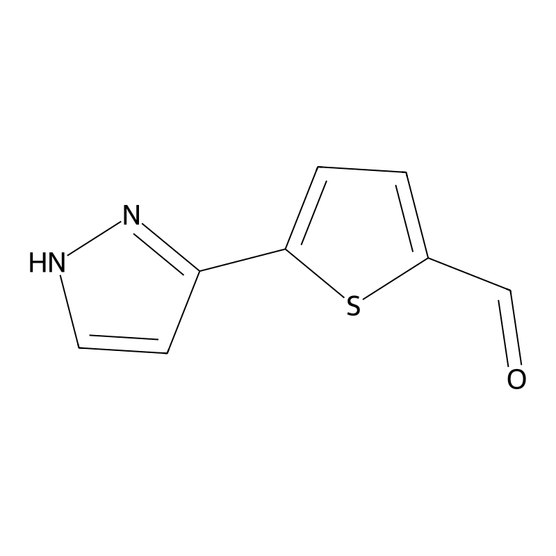 5-(1H-pyrazol-5-yl)thiophene-2-carbaldehyde