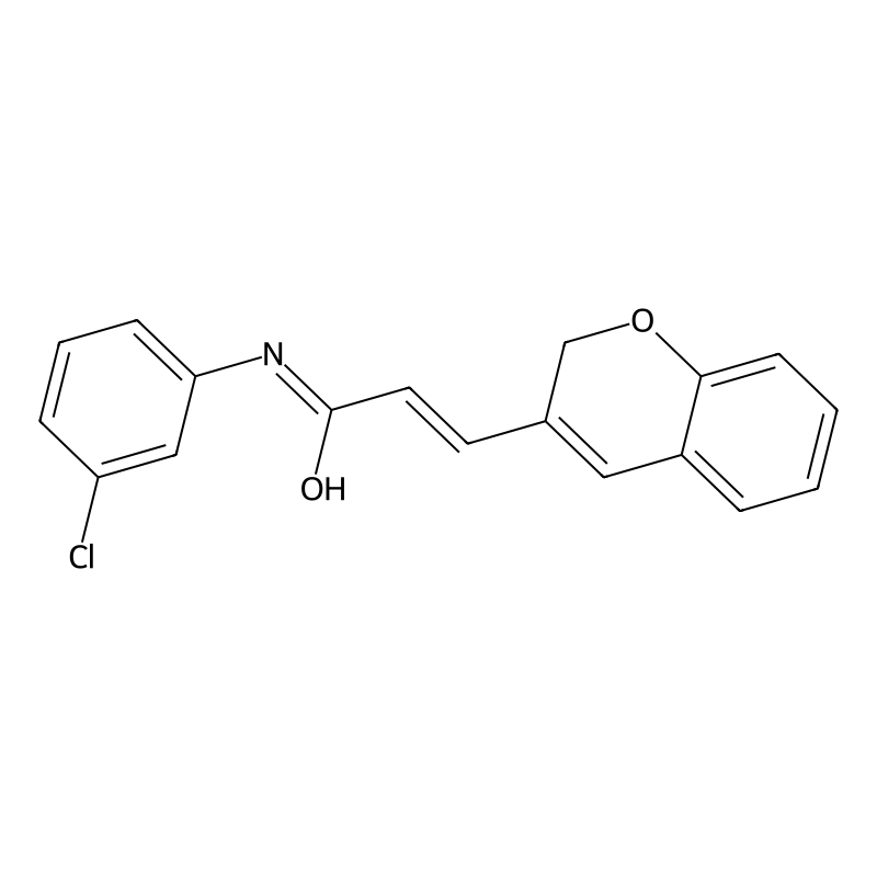 (2E)-N-(3-chlorophenyl)-3-(2H-chromen-3-yl)prop-2-...