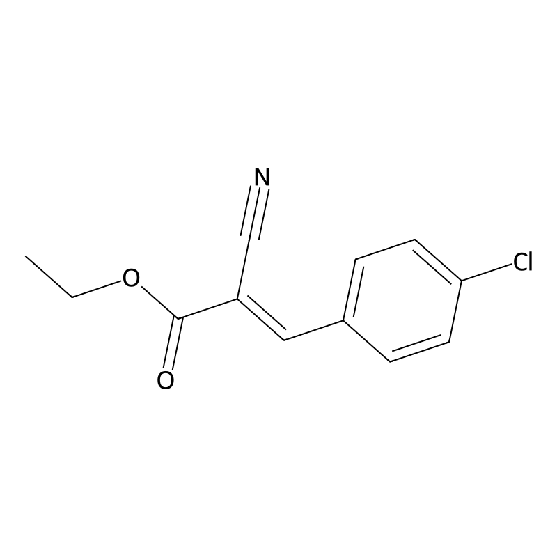 Ethyl 3-(4-chlorophenyl)-2-cyanoacrylate