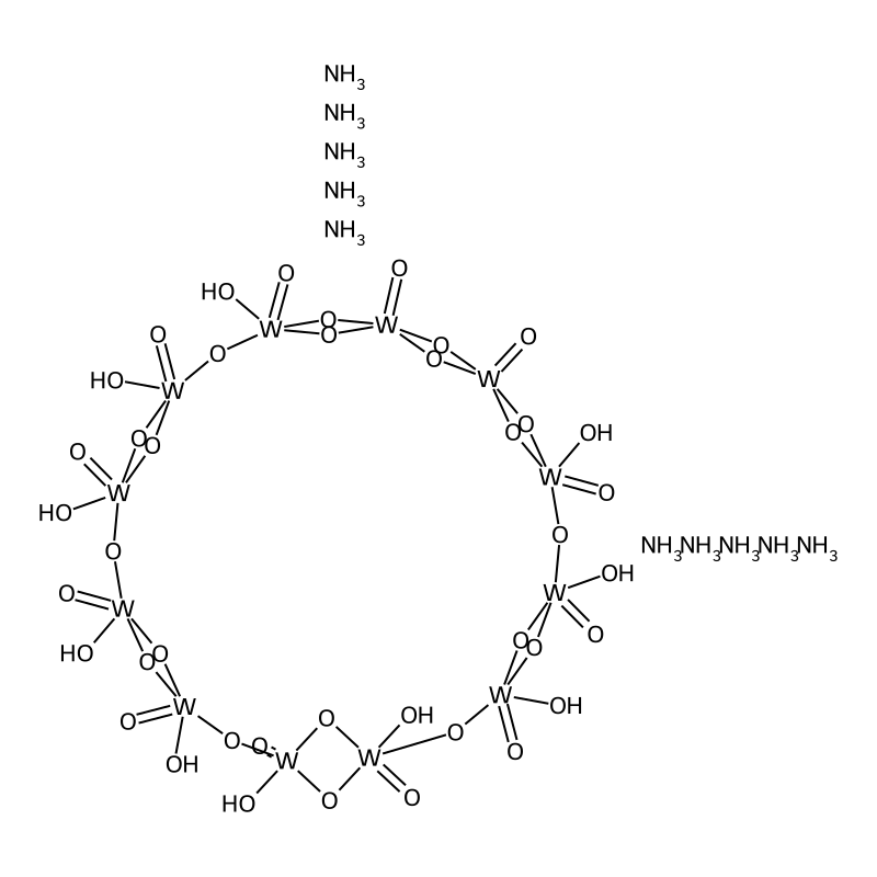 Azane;5,7,9,11,13,15,17,19,21,23-decahydroxy-2,4,6,8,10,12,14,16,18,20,22,24,25,26,27,28,29,30,31-nonadecaoxa-1lambda6,3lambda6,5lambda6,7lambda6,9lambda6,11lambda6,13lambda6,15lambda6,17lambda6,19lambda6,21lambda6,23lambda6-dodecatungstaoctacyclo[21.1.1.11,3.13,5.17,9.111,13.115,17.119,21]hentriacontane 1,3,5,7,9,11,13,15,17,19,21,23-dodecaoxide