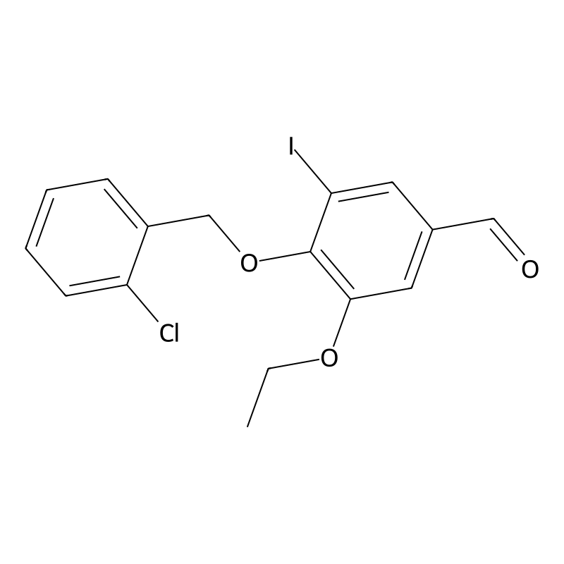 4-[(2-Chlorobenzyl)oxy]-3-ethoxy-5-iodobenzaldehyd...
