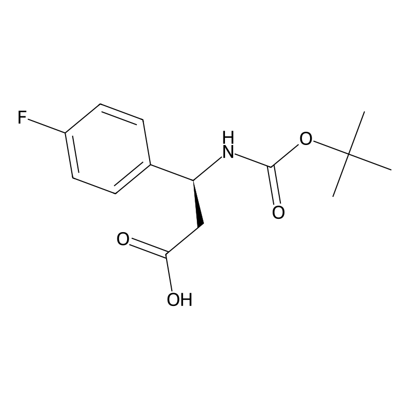 (S)-3-((tert-Butoxycarbonyl)amino)-3-(4-fluorophenyl)propanoic acid