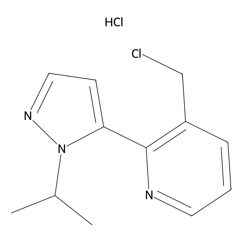 3-(chloromethyl)-2-(1-isopropyl-1H-pyrazol-5-yl)py...