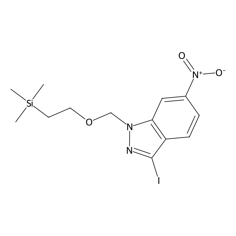 1H-Indazole, 3-iodo-6-nitro-1-[[2-(trimethylsilyl)...