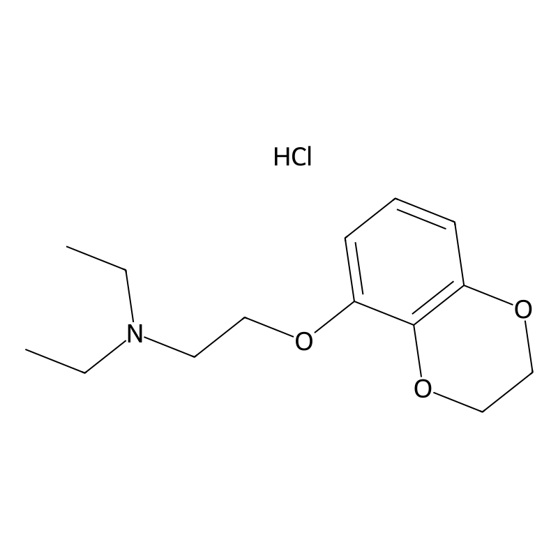 Triethylamine, 2-(1,4-benzodioxan-5-yloxy)-, hydrochloride