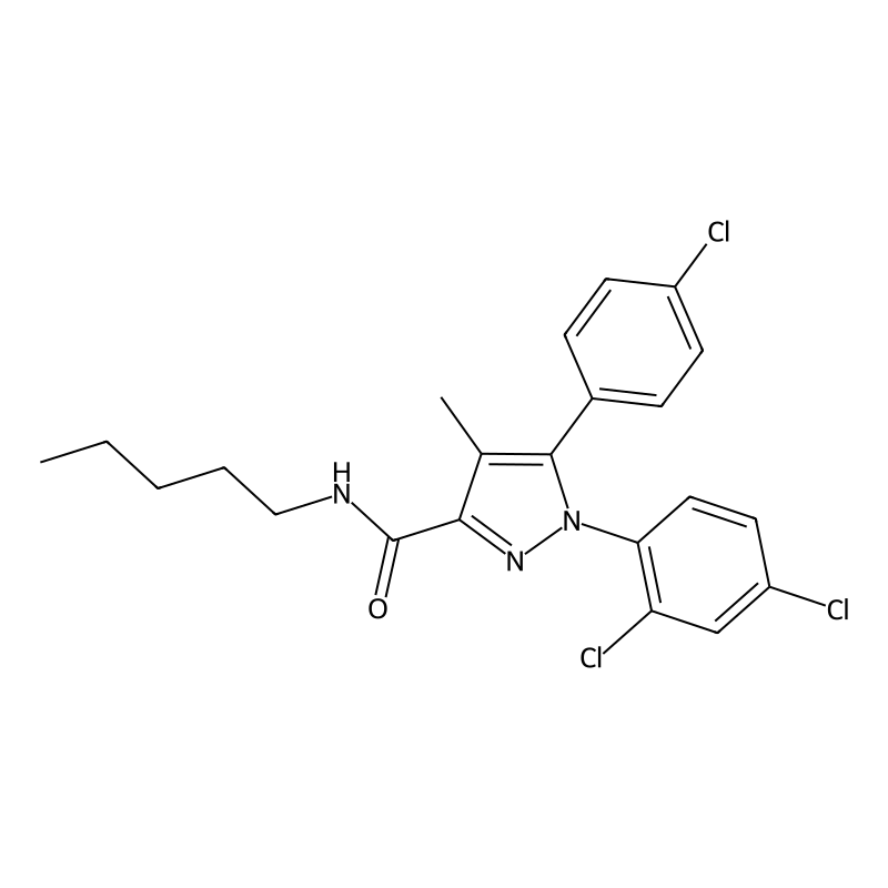 N-Pentyl-5-(4-chlorophenyl)-1-(2,4-dichlorophenyl)...