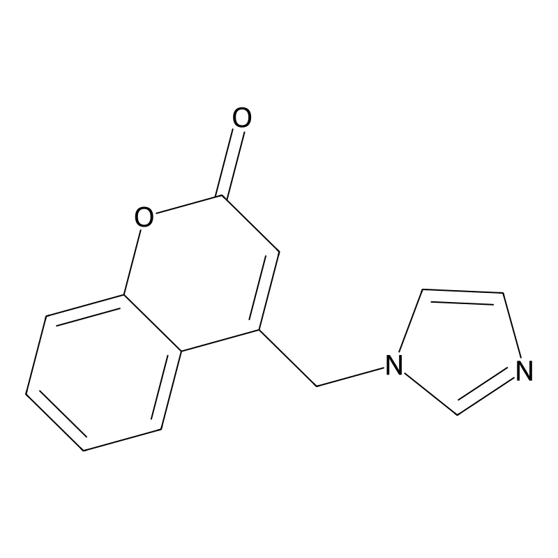 2H-1-Benzopyran-2-one, 4-(1H-imidazol-1-ylmethyl)-