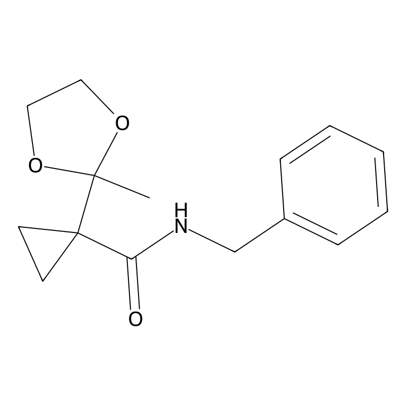 N-Benzyl-1-(2-methyl-1,3-dioxolan-2-yl)cyclopropan...