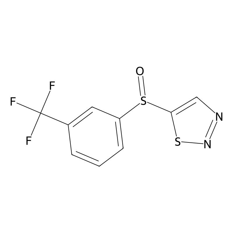 5-[3-(Trifluoromethyl)phenyl]sulfinylthiadiazole