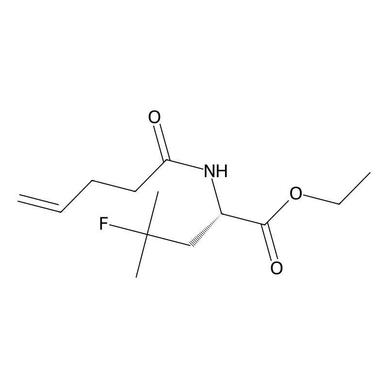 (S)-ethyl 4-fluoro-4-methyl-2-(pent-4-enamido)pent...