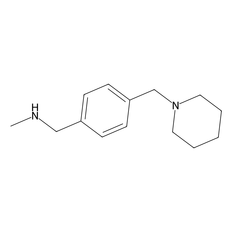 N-methyl-1-[4-(piperidin-1-ylmethyl)phenyl]methana...