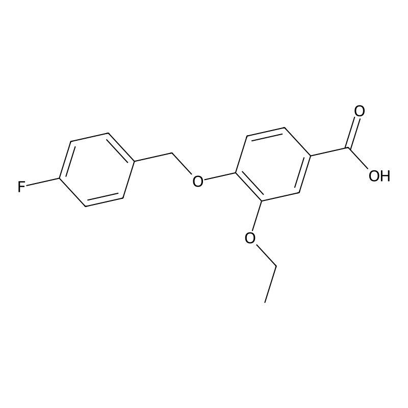 3-Ethoxy-4-[(4-fluorobenzyl)oxy]benzoic acid