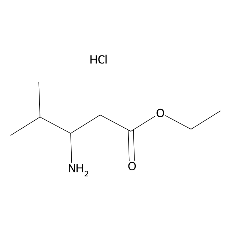 Ethyl 3-amino-4-methylpentanoate hydrochloride