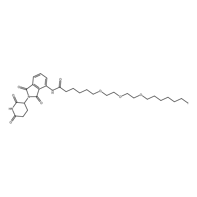 Pomalidomide-C6-PEG3-Butyl Iodide