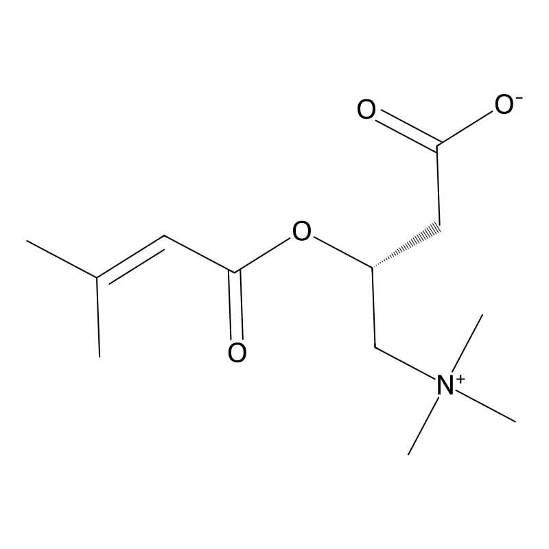 (3R)-3-[(3-Methylbut-2-enoyl)oxy]-4-(trimethylazan...