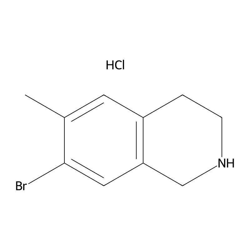 7-Bromo-6-methyl-1,2,3,4-tetrahydroisoquinoline hy...