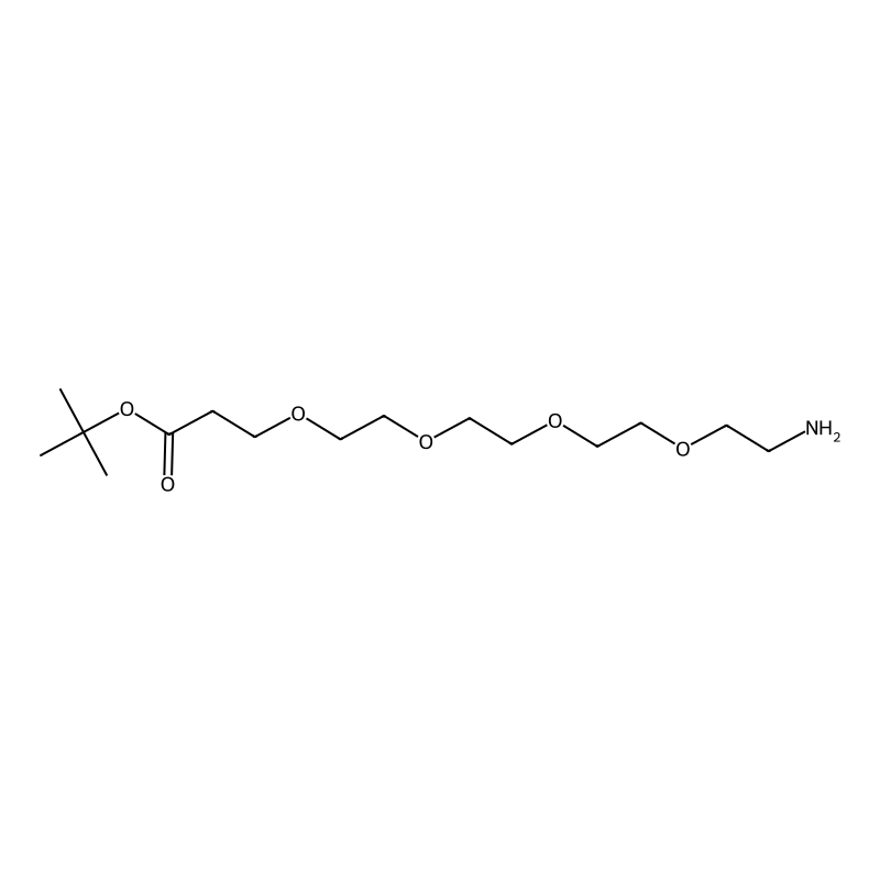 tert-Butyl 1-amino-3,6,9,12-tetraoxapentadecan-15-...