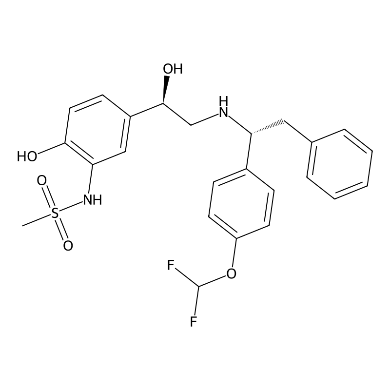 Methanesulfonamide, N-(5-((1R)-2-(((1R)-1-(4-(difl...