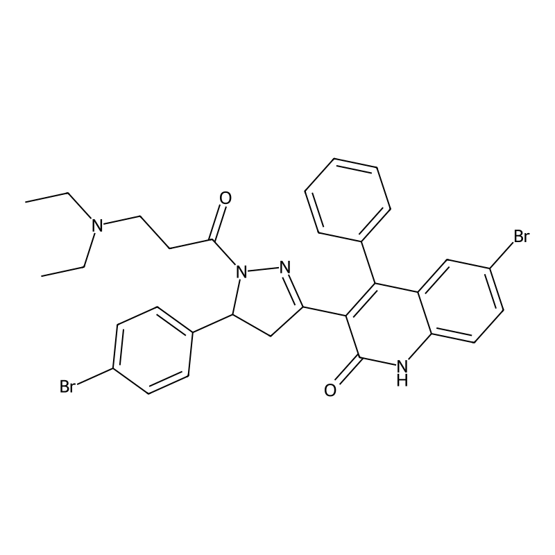 6-Bromo-3-[5-(4-bromo-phenyl)-1-(3-diethylamino-pr...