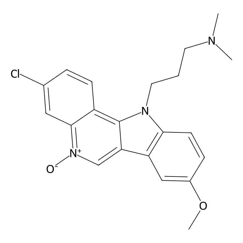 11H-Indolo(3,2-c)quinoline-11-propanamine, 3-chlor...