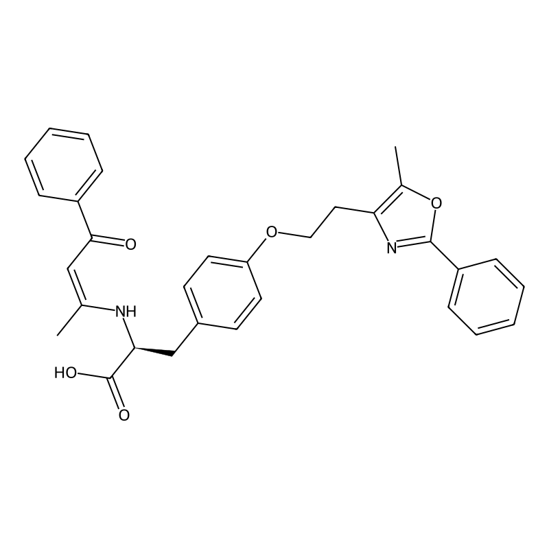 (2S)-3-[4-[2-(5-methyl-2-phenyl-1,3-oxazol-4-yl)et...