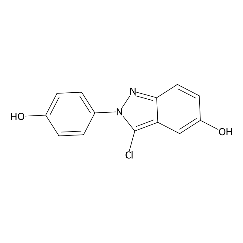 3-chloro-2-(4-hydroxyphenyl)-2H-indazol-5-ol