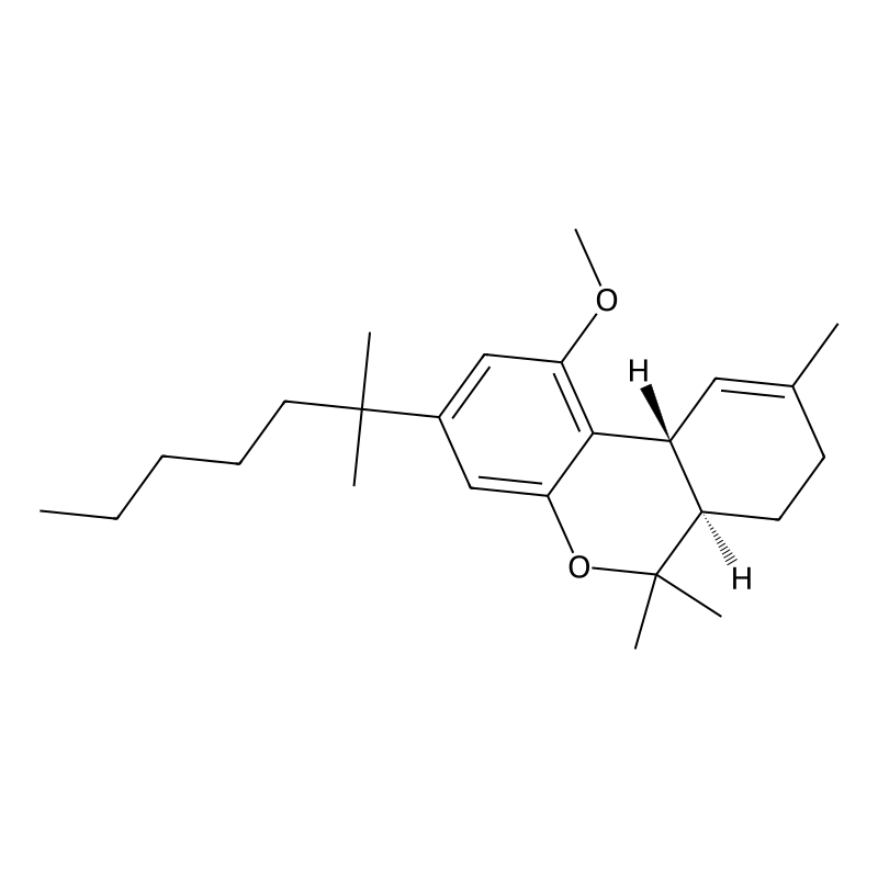 6H-Dibenzo(b,d)pyran, 3-(1,1-dimethylhexyl)-6a,7,8...