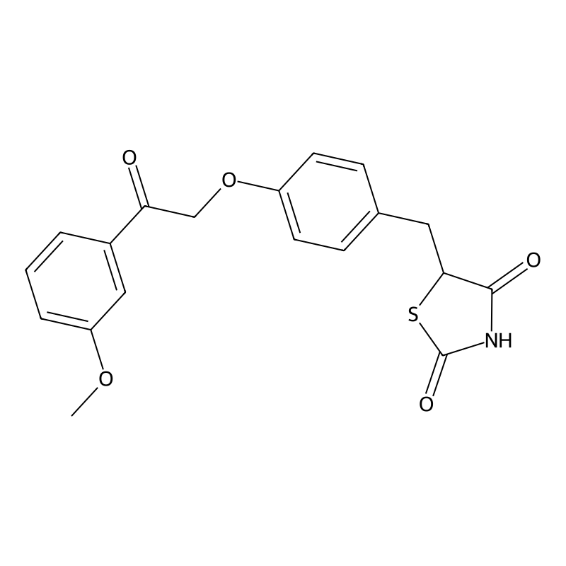 5-(4-(2-(3-Methoxyphenyl)-2-oxoethoxy)benzyl)thiazolidine-2,4-dione