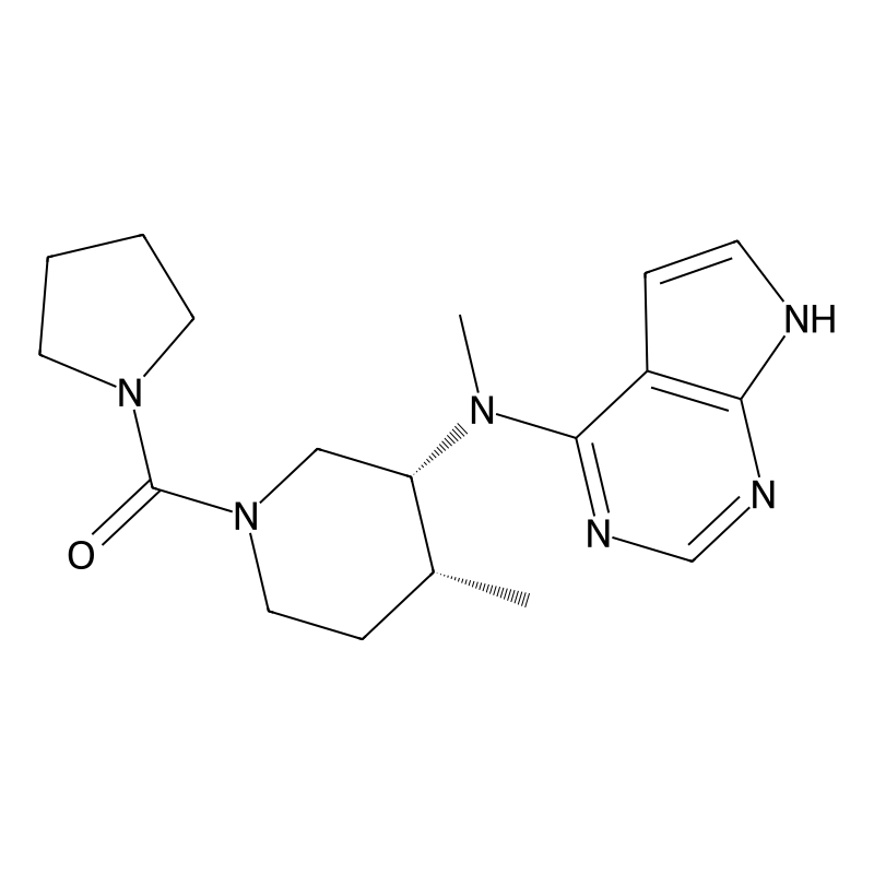 {(3r,4r)-4-Methyl-3-[methyl(7h-Pyrrolo[2,3-D]pyrimidin-4-Yl)amino]piperidin-1-Yl}(Pyrrolidin-1-Yl)methanone