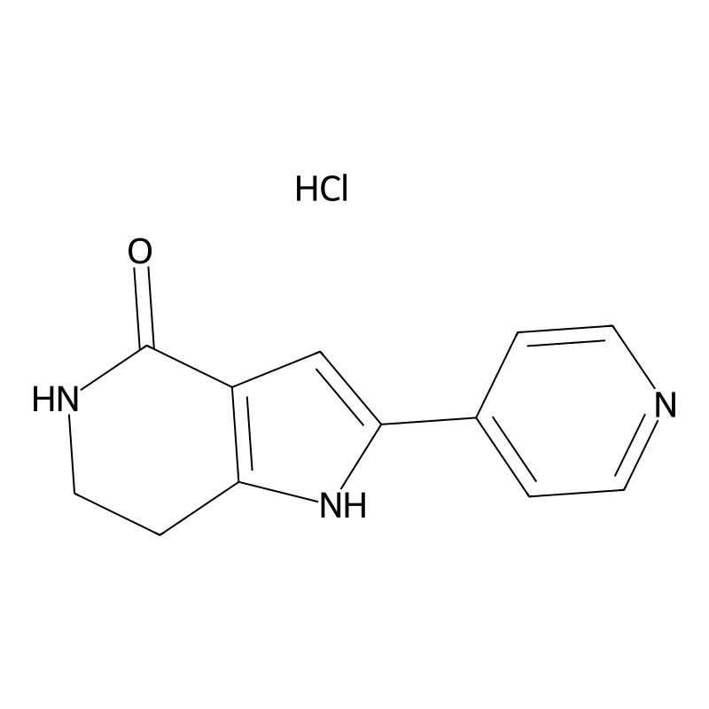 2-pyridin-4-yl-1,5,6,7-tetrahydropyrrolo[3,2-c]pyridin-4-one;hydrochloride