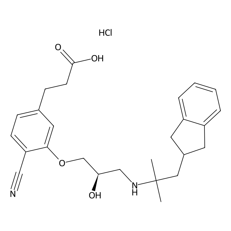 3-[4-cyano-3-[(2R)-3-[[1-(2,3-dihydro-1H-inden-2-y...