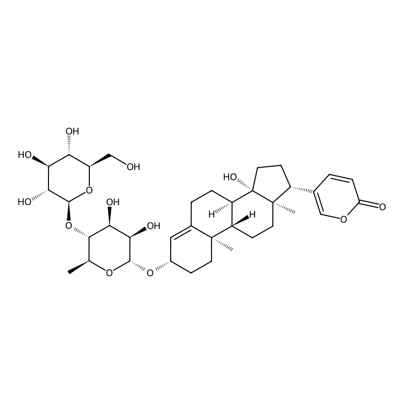 5-[(3S,8R,9S,10R,13R,14S,17R)-3-[3,5-dihydroxy-6-methyl-4-[3,4,5-trihydroxy-6-(hydroxymethyl)oxan-2-yl]oxyoxan-2-yl]oxy-14-hydroxy-10,13-dimethyl-1,2,3,6,7,8,9,11,12,15,16,17-dodecahydrocyclopenta[a]phenanthren-17-yl]pyran-2-one