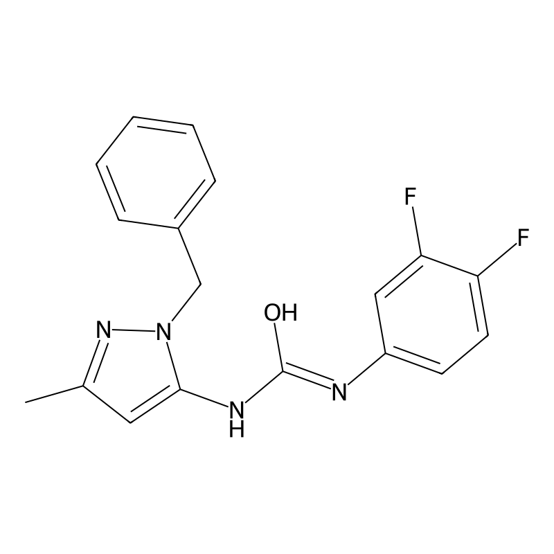 1-(1-Benzyl-3-methyl-1H-pyrazol-5-yl)-3-(3,4-diflu...