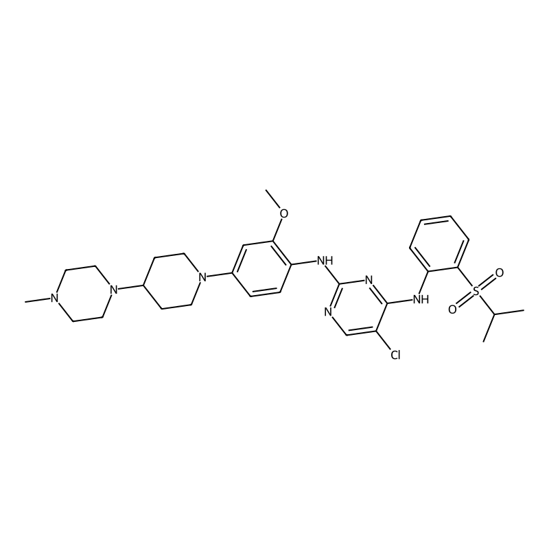 5-chloro-N4-(2-(isopropylsulfonyl)phenyl)-N2-(2-methoxy-4-(4-(4-methylpiperazin-1-yl)piperidin-1-yl)phenyl)pyrimidine-2,4-diamine