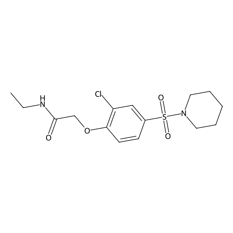 2-[2-chloro-4-(1-piperidinylsulfonyl)phenoxy]-N-et...