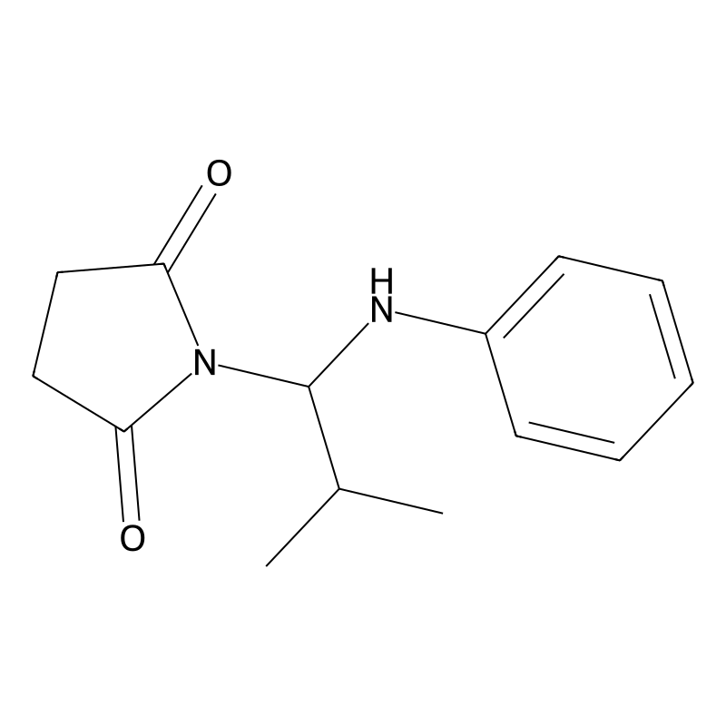 1-(1-anilino-2-methylpropyl)-2,5-pyrrolidinedione