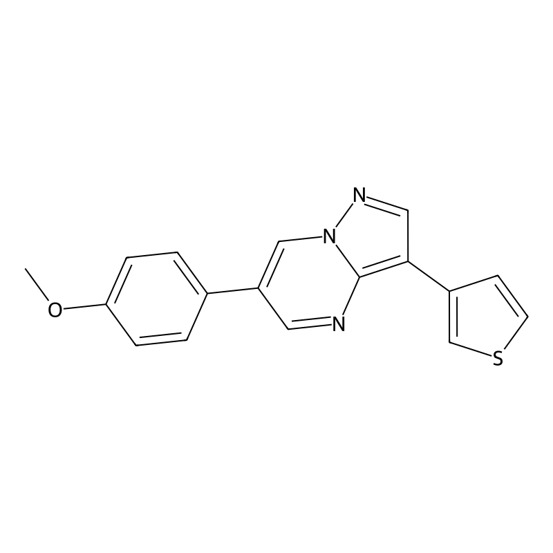 Pyrazolo[1,5-a]pyrimidine, 6-(4-methoxyphenyl)-3-(...