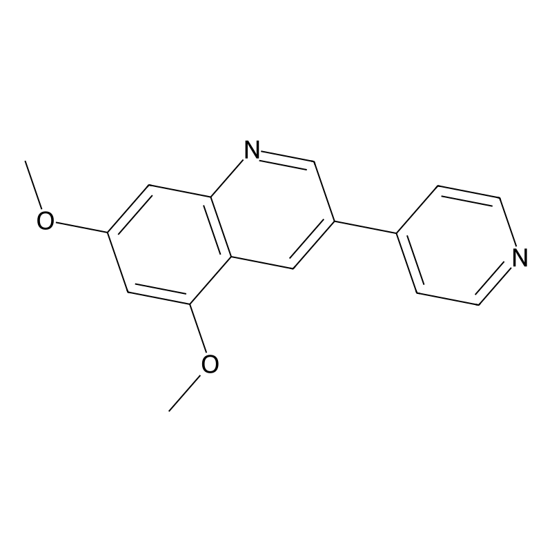 5,7-Dimethoxy-3-(4-pyridinyl)quinoline