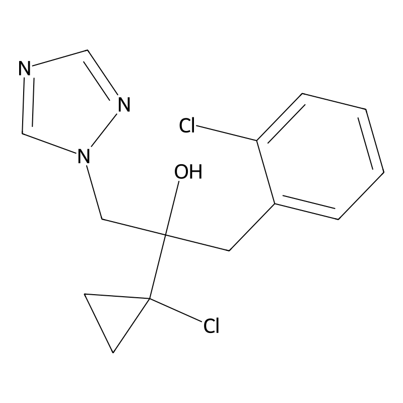 2-(1-chlorocyclopropyl)-1-(2-chlorophenyl)-3-(1H-1,2,4-triazol-1-yl)propan-2-ol