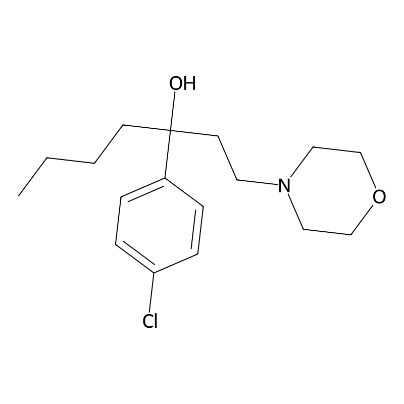 3-(4-Chlorophenyl)-1-(4-morpholinyl)-3-heptanol