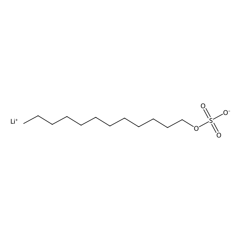 Sulfuric acid, monododecyl ester, lithium salt