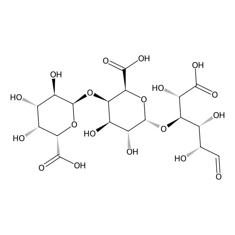 (2S,3R,4S,5R,6S)-6-[(2S,3R,4R,5R,6S)-2-carboxy-6-[(1S,2R,3R,4R)-1-carboxy-1,3,4-trihydroxy-5-oxopentan-2-yl]oxy-4,5-dihydroxyoxan-3-yl]oxy-3,4,5-trihydroxyoxane-2-carboxylic acid