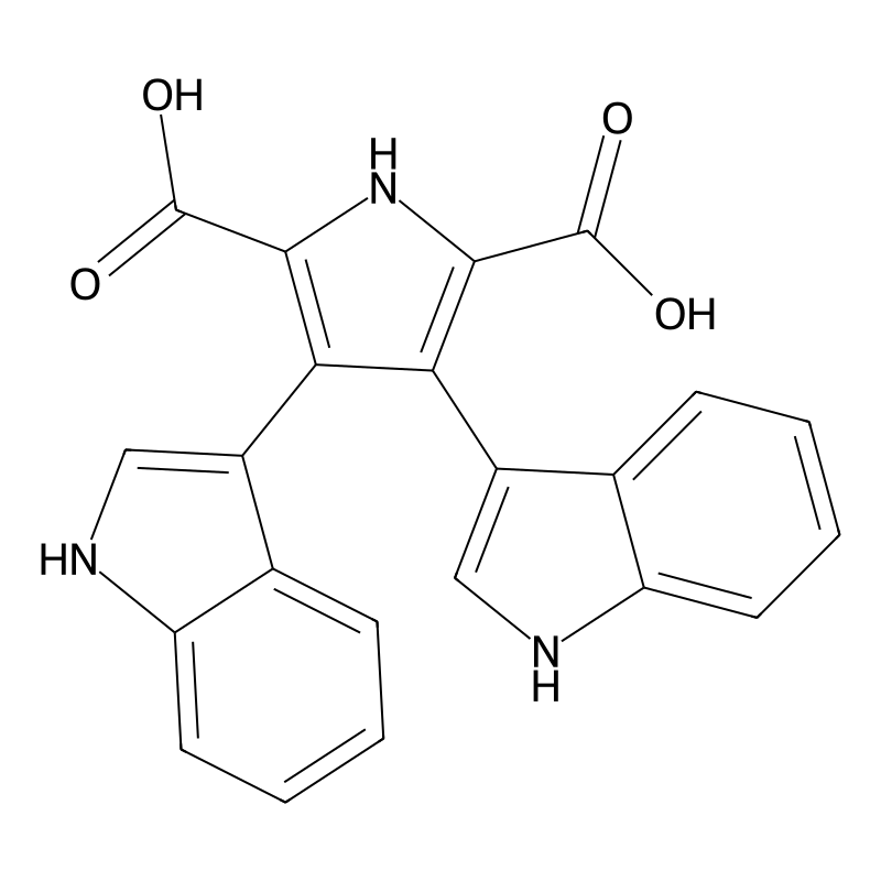 1H-Pyrrole-2,5-dicarboxylic acid, 3,4-di-1H-indol-...