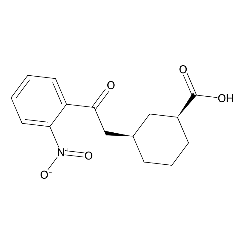 cis-3-[2-Oxo-2-(2-nitrophenyl)ethyl]cyclohexane-1-...